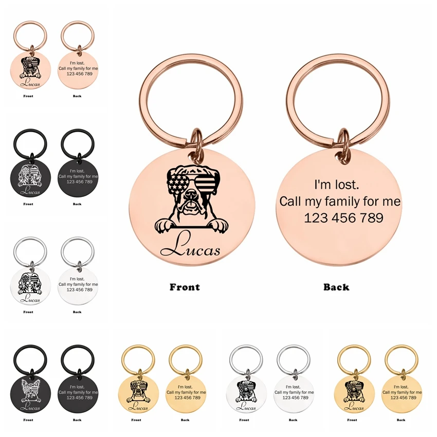 1 pc Cartoon Creative Dog Tag Laser Engraving Tags Engraved Personalized Pet ID Tag For dog Pets
1 pc Cartoon Creative Dog Tag Laser Engraving Tags Engraved Personalized Pet ID Tag For dog Pets