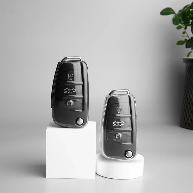 TPU Car Key Case Holder Shell Soft Remote Cover Protector for Audi Q3 Q2L A3 R8 Old Q5 A6 Q7 3 Buttons Flip Remote Accessories
TPU Car Key Case Holder Shell Soft Remote Cover Protector for Audi Q3 Q2L A3 R8 Old Q5 A6 Q7 3 Buttons Flip Remote Accessories