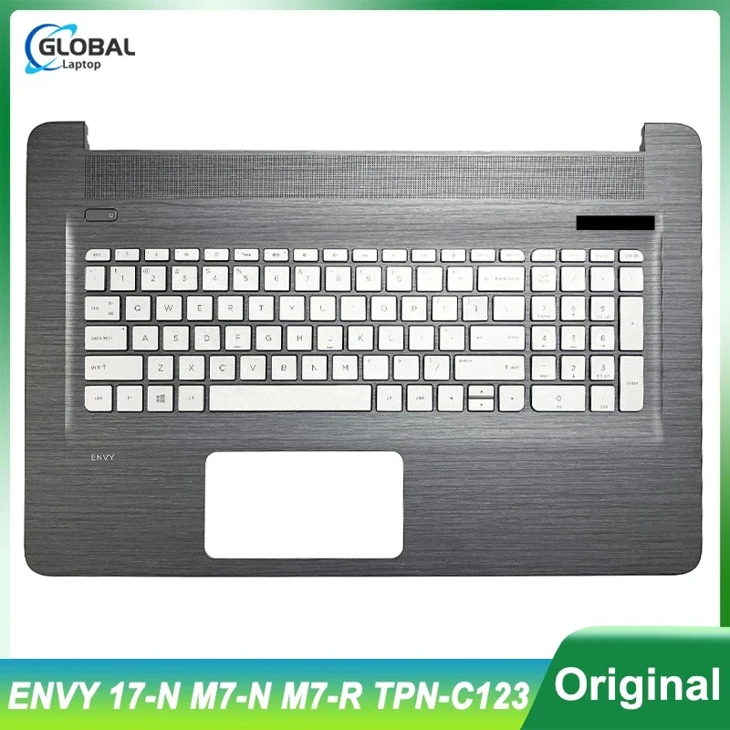Новая клавиатура US для HP ENVY 17-N M7-N M7-R TPN-C123, чехол для ноутбука, подставка для рук, верхняя крышка, сменная клавиатура с подсветкой 813678-001
Новая клавиатура US для HP ENVY 17-N M7-N M7-R TPN-C123, чехол для ноутбука, подставка для рук, верхняя крышка, сменная клавиатура с подсветкой 813678-001