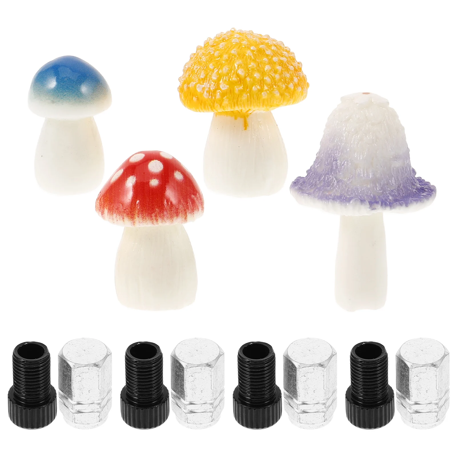 4 Pcs Valve Tire Tyre Valve Caps Caps Mini Mushroom Decorative Replacement for Bicycle Valves Stem Covers
4 Pcs Valve Tire Tyre Valve Caps Caps Mini Mushroom Decorative Replacement for Bicycle Valves Stem Covers