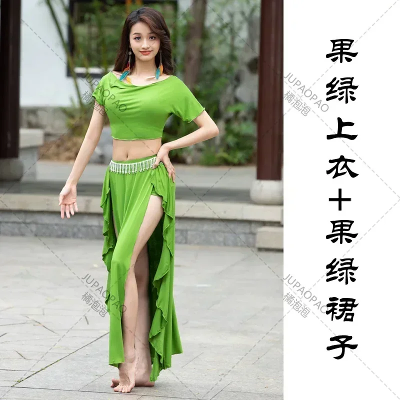 Adult Belly Dance Clothing for Women 2023 Summer New Modal Training Suit Set Top Long Skirt Beginner Performance Sexy JUPAOPAO
Adult Belly Dance Clothing for Women 2023 Summer New Modal Training Suit Set Top Long Skirt Beginner Performance Sexy JUPAOPAO