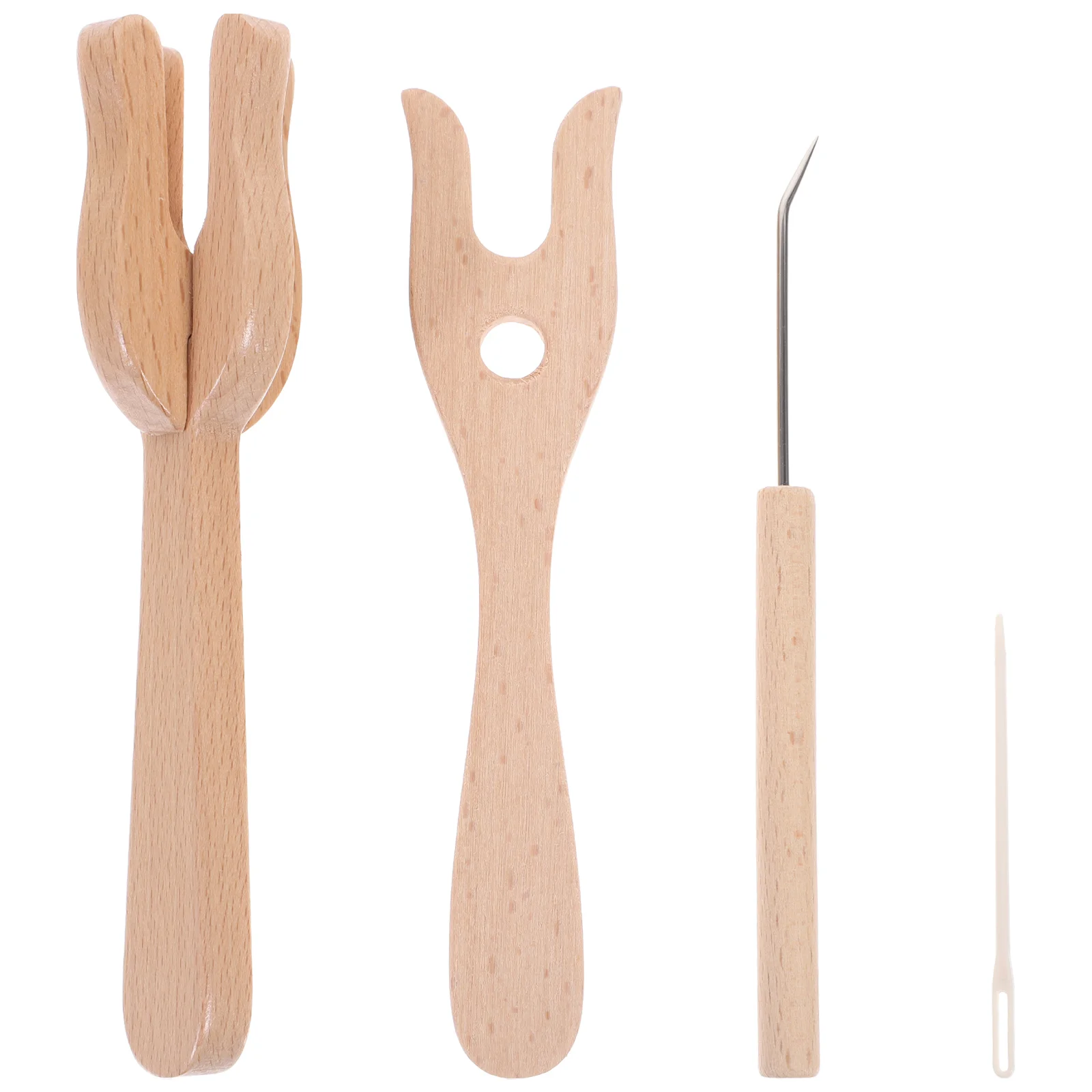 Wooden Fork Braider Knitting and Needles Kit Craft Accessories Tools Decorative Bend Crochet Hook Weaving Translucent
Wooden Fork Braider Knitting and Needles Kit Craft Accessories Tools Decorative Bend Crochet Hook Weaving Translucent