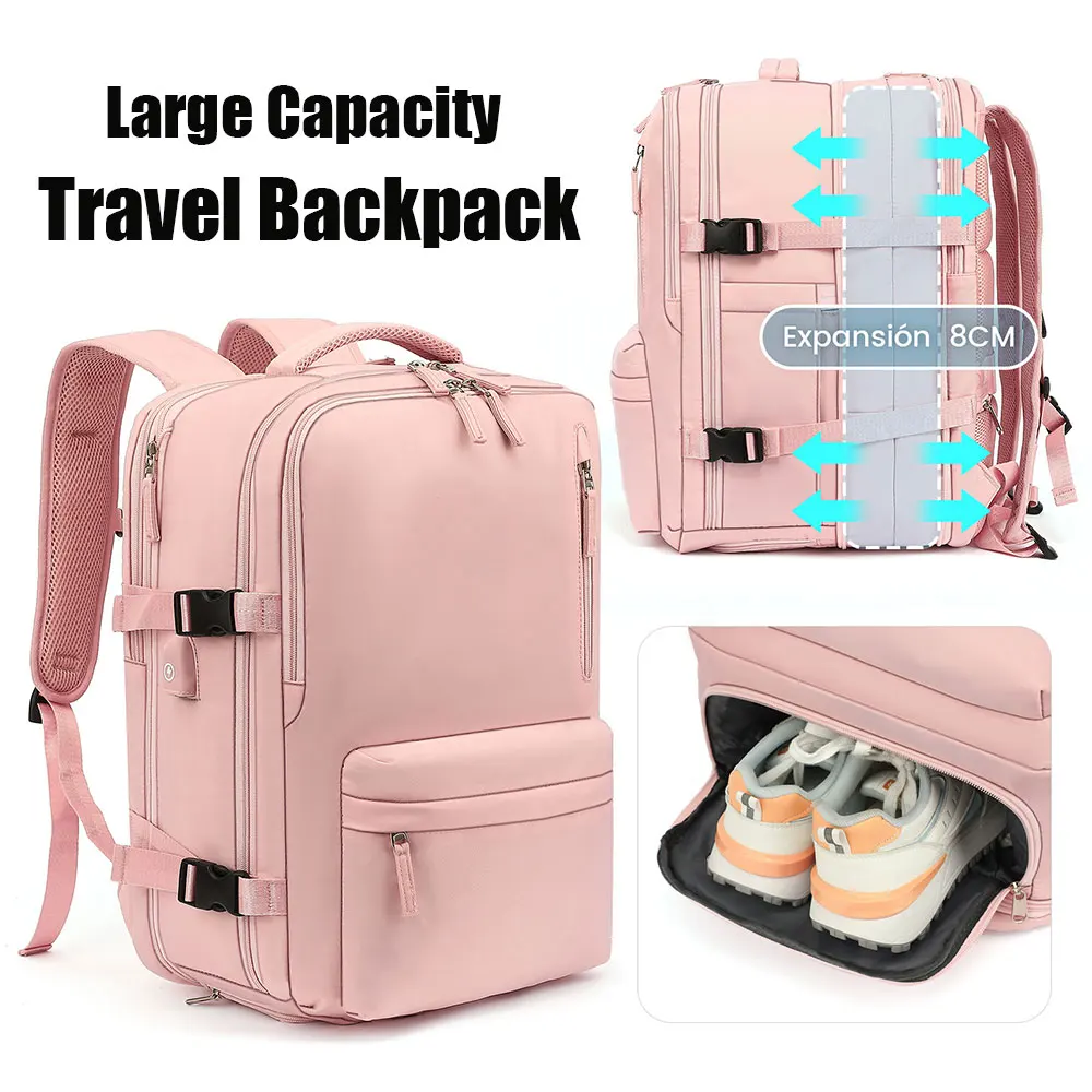 Large Capacity Travel Backpack for Women Men Multifunctional Waterproof 16" Laptop Bag Women's with USB Port Airplane Backpacks
Large Capacity Travel Backpack for Women Men Multifunctional Waterproof 16" Laptop Bag Women's with USB Port Airplane Backpacks