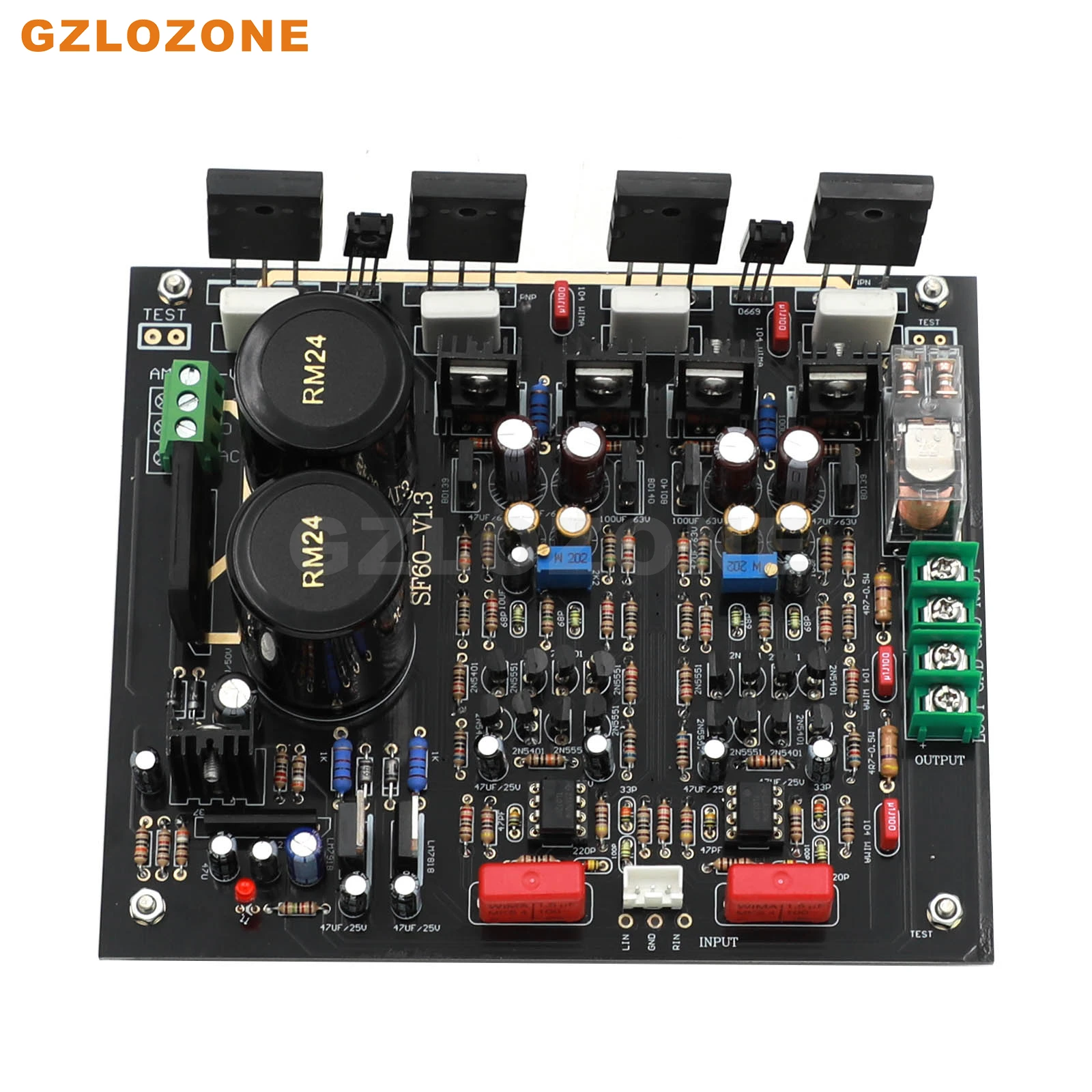 SF60 Power Amplifier Kit / AMP Board 100W+100W Sound Better Than LM3886 TDA7293 Etc
SF60 Power Amplifier Kit / AMP Board 100W+100W Sound Better Than LM3886 TDA7293 Etc