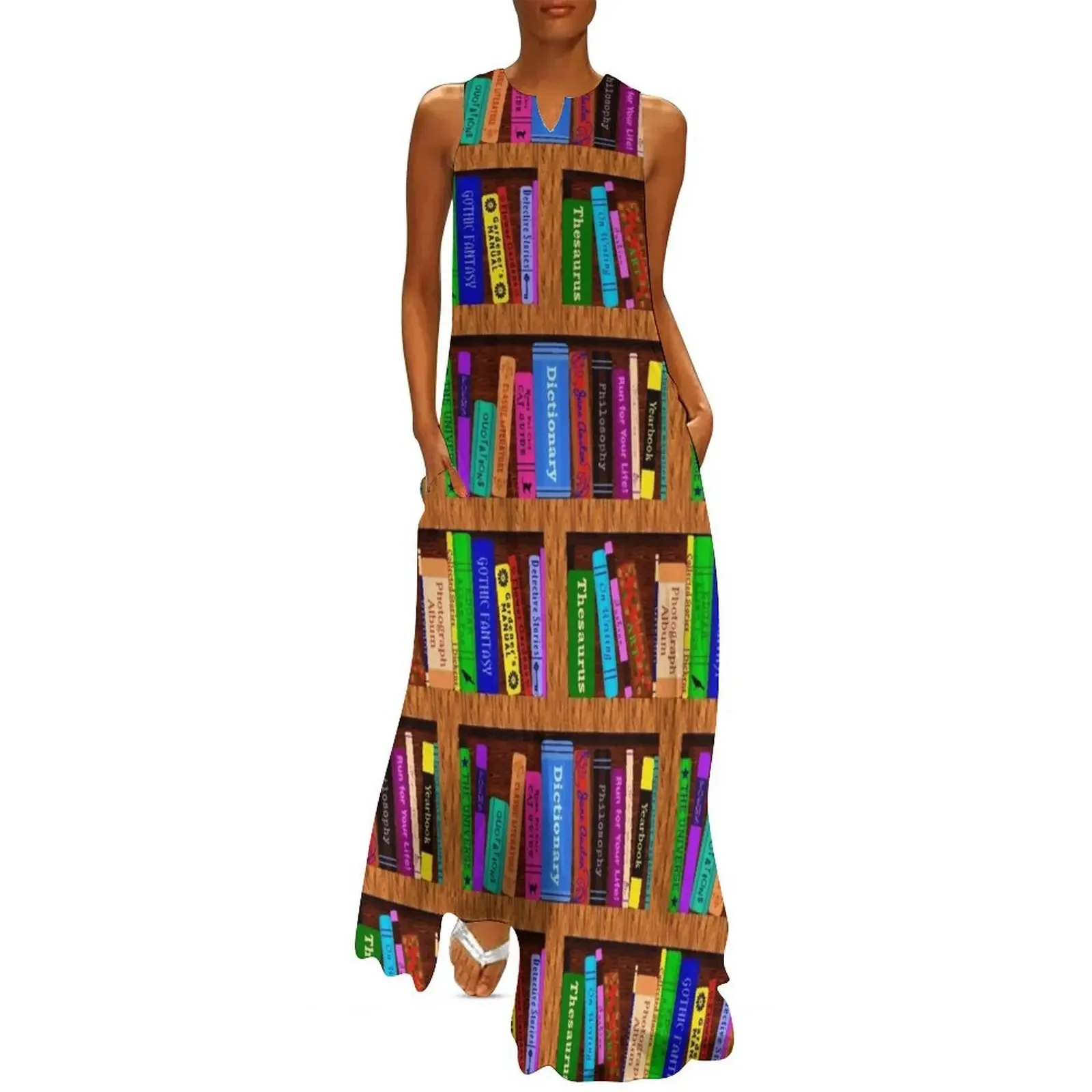 Library Bookshelf Background Pattern for Readers Long Dress fairy dress dress for women
Library Bookshelf Background Pattern for Readers Long Dress fairy dress dress for women