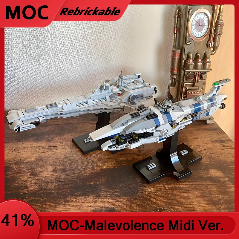 MOC Star Battle Malevolence & Galactic Starcruiser Halcyon Starship Midi-scale Building Blocks Assembly Bricks Model Toys Gifts
MOC Star Battle Malevolence & Galactic Starcruiser Halcyon Starship Midi-scale Building Blocks Assembly Bricks Model Toys Gifts
