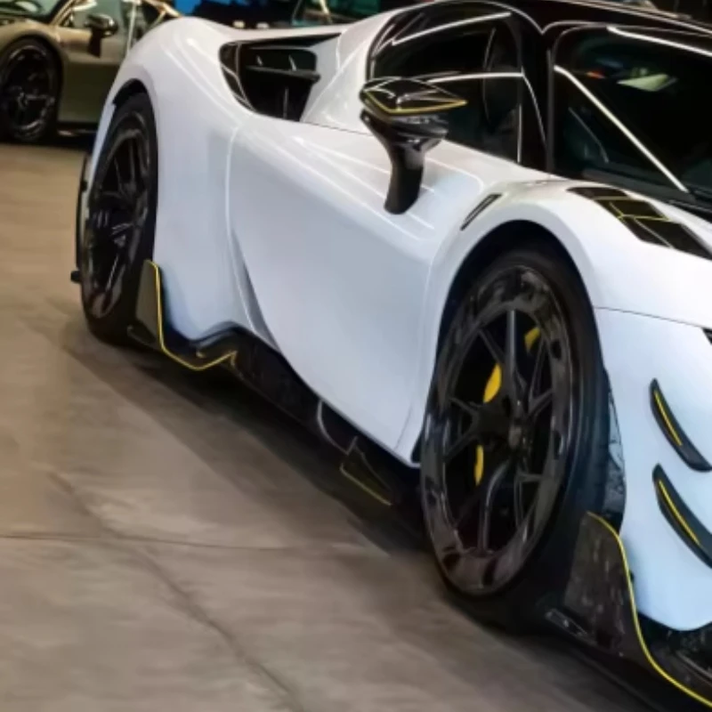 Speed for Ferrari SF90 Modified M-style Dry Carbon Fiber Side Skirt Skirt Edge Turbulence Polished Finish
Speed for Ferrari SF90 Modified M-style Dry Carbon Fiber Side Skirt Skirt Edge Turbulence Polished Finish