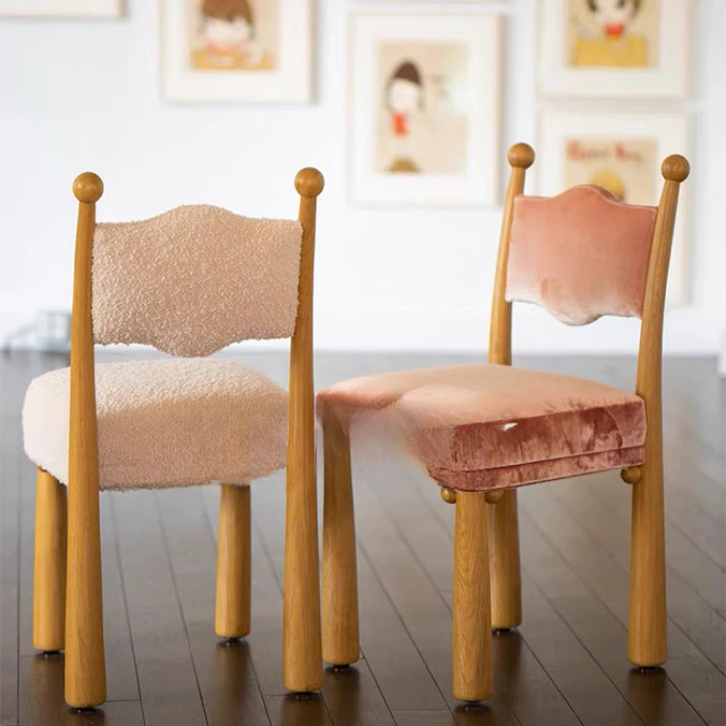 Solid wood dining chair simple household light luxury bedroom lamb wool dressing chair girl makeup chair
Solid wood dining chair simple household light luxury bedroom lamb wool dressing chair girl makeup chair