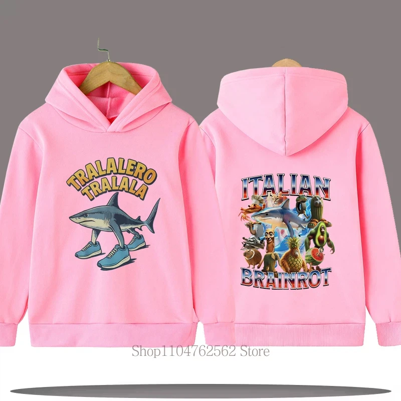 Shark pattern cute printed long sleeved shirt for boys and girls, fashionable casual sportswear
Shark pattern cute printed long sleeved shirt for boys and girls, fashionable casual sportswear