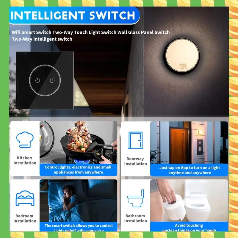 AB53 Настенный стеклянный панельный переключатель Tuya Smart Switch Zero Fire, универсальная версия для европейских и национальных стандартов
AB53 Настенный стеклянный панельный переключатель Tuya Smart Switch Zero Fire, универсальная версия для европейских и национальных стандартов