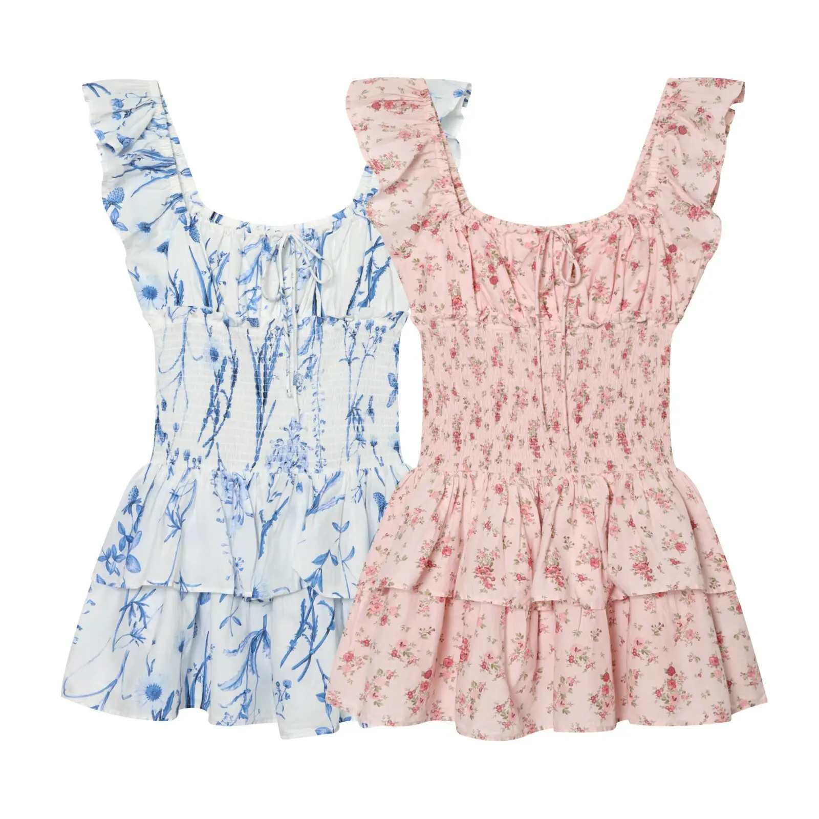 Withered Vacation Style Fashionable Pleated Waist Flower Dress Elegant Party Dresses Vestidos Women's Dress Woman Clothes Dress
Withered Vacation Style Fashionable Pleated Waist Flower Dress Elegant Party Dresses Vestidos Women's Dress Woman Clothes Dress