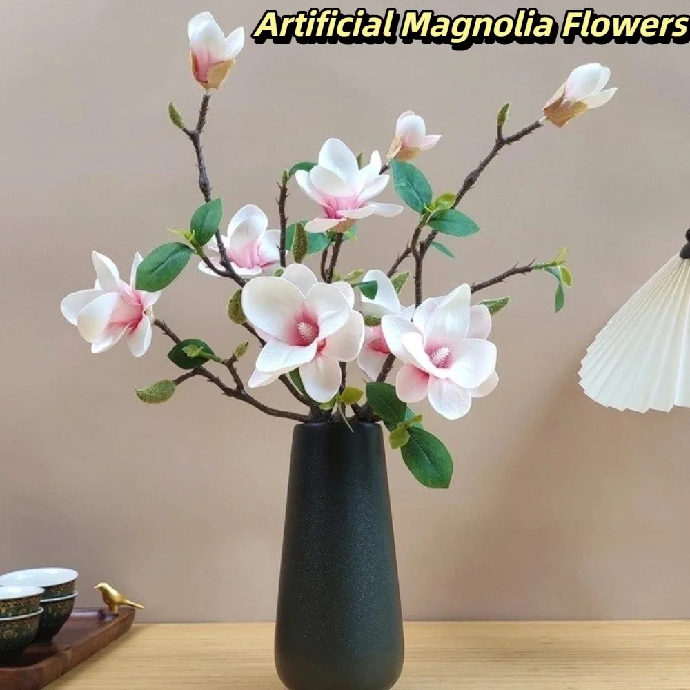 Realistic Touch Artificial Magnolia Flowers Retro Long Branch Artificial Orchid Flowers Decorative Simulation Magnolia
Realistic Touch Artificial Magnolia Flowers Retro Long Branch Artificial Orchid Flowers Decorative Simulation Magnolia