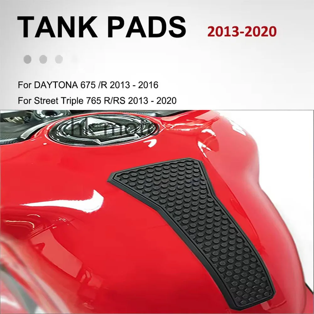 New For DAYTONA 675 /R Anti-slip Tank Pads Sticker Side Gas Knee Grip Traction Pads For Street Triple 765 R/RS 2013-2020 2019
New For DAYTONA 675 /R Anti-slip Tank Pads Sticker Side Gas Knee Grip Traction Pads For Street Triple 765 R/RS 2013-2020 2019