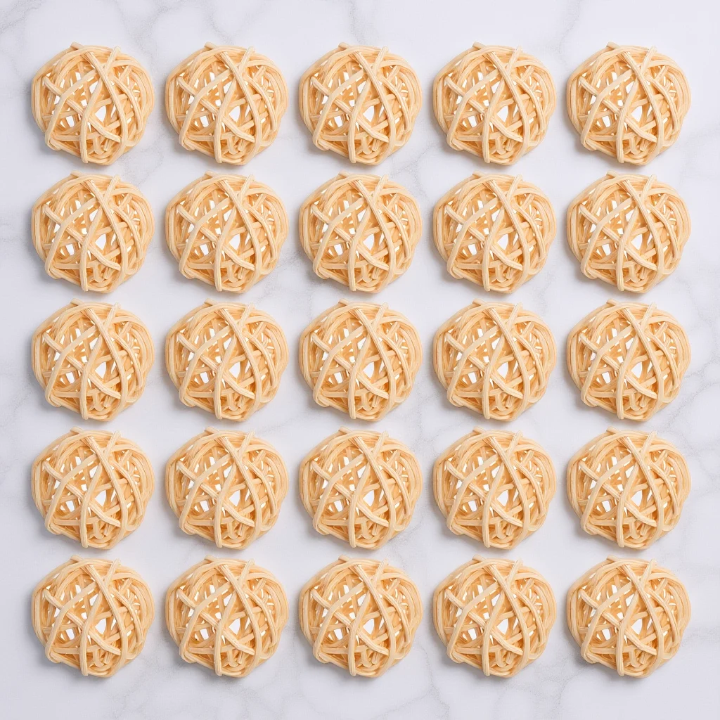 30Pcs Wicker Rattan Balls Aromatherapy Fine Workmanship Vase Filler Wall Window Hanging Decor Nursery Mobiles Rattan Ball
30Pcs Wicker Rattan Balls Aromatherapy Fine Workmanship Vase Filler Wall Window Hanging Decor Nursery Mobiles Rattan Ball