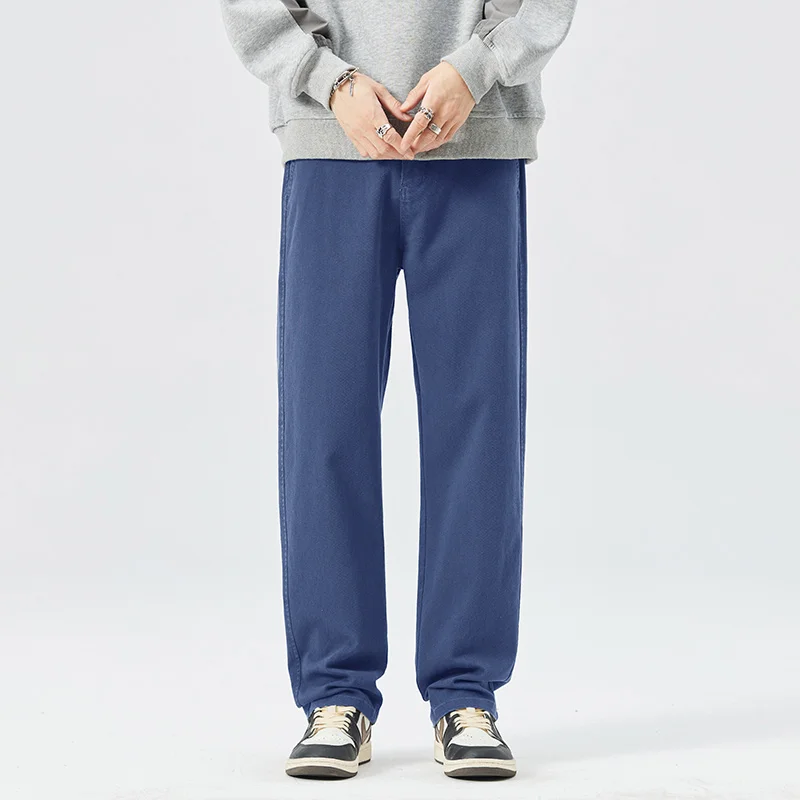 New Straight Casual Pants Men's Lyocell Korean Fashion Regular Classic Trousers Male Baggy Wide Pants Streetwear
New Straight Casual Pants Men's Lyocell Korean Fashion Regular Classic Trousers Male Baggy Wide Pants Streetwear