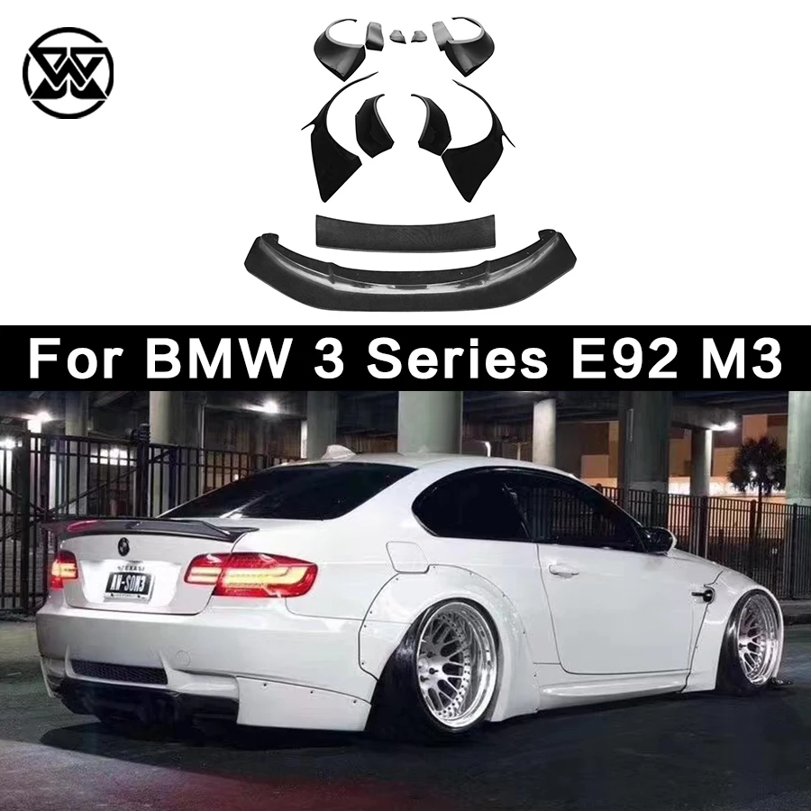 Car Rear Bumper Spoiler Canard Splitter Conversion LB Wide For BMW 3 Series E92 M3 FRP Side Wheel Eyebrow Wind Knife Body Kit
Car Rear Bumper Spoiler Canard Splitter Conversion LB Wide For BMW 3 Series E92 M3 FRP Side Wheel Eyebrow Wind Knife Body Kit