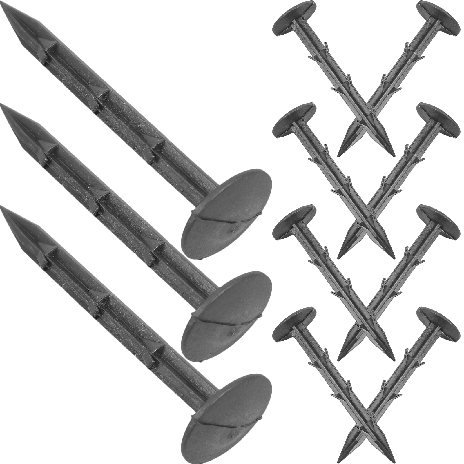 30pcs 11Cm Pp Garden Stakes Heavy Duty Tent For Camping Hiking Canopy Gardening Durable Non-Rust Plastic Ground Anchors Hold
30pcs 11Cm Pp Garden Stakes Heavy Duty Tent For Camping Hiking Canopy Gardening Durable Non-Rust Plastic Ground Anchors Hold