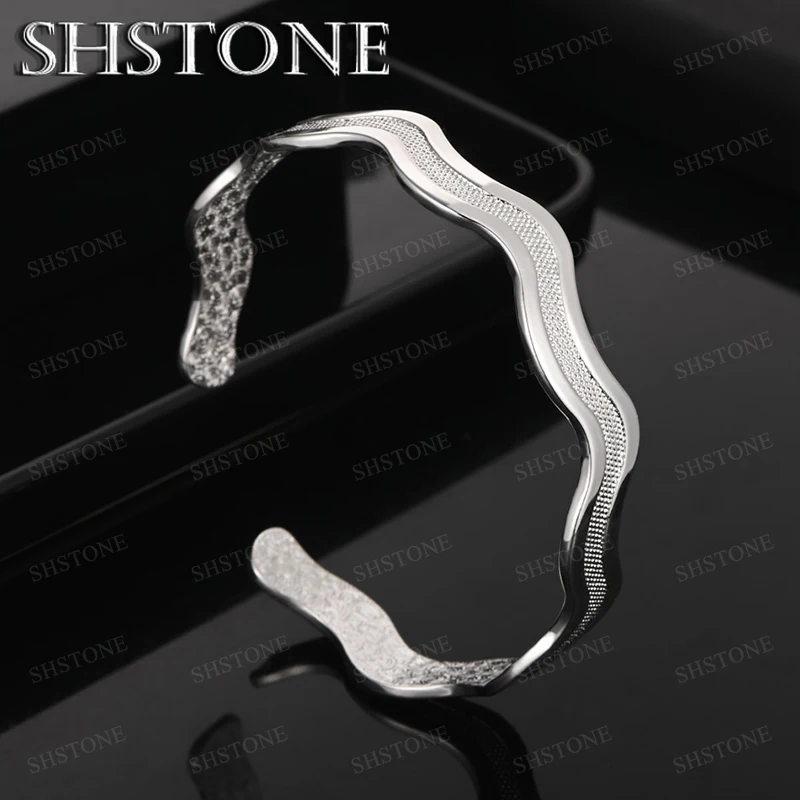 Fine 925 Sterling Silver Bangle For Men Women Engagement Wedding Party Gift Fashion Charm High-quality Jewelry Accessories
Fine 925 Sterling Silver Bangle For Men Women Engagement Wedding Party Gift Fashion Charm High-quality Jewelry Accessories