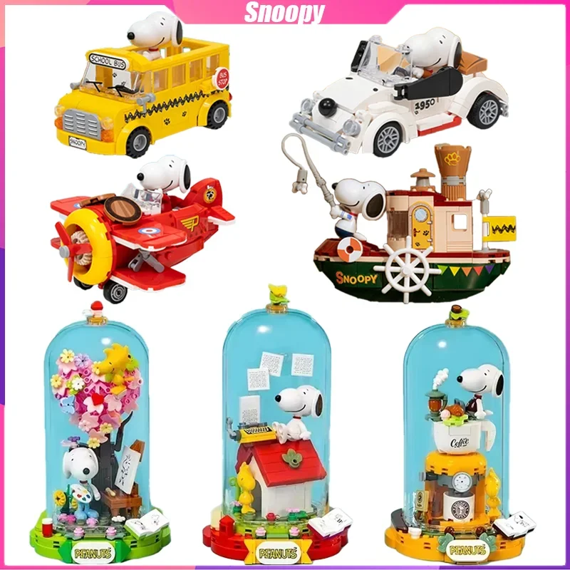 Snoopy Building Blocks Vehicles Streetscape Desktop Decoration Puzzle Assembling Model Toys Birthday Gifts for Boys and Girls
Snoopy Building Blocks Vehicles Streetscape Desktop Decoration Puzzle Assembling Model Toys Birthday Gifts for Boys and Girls