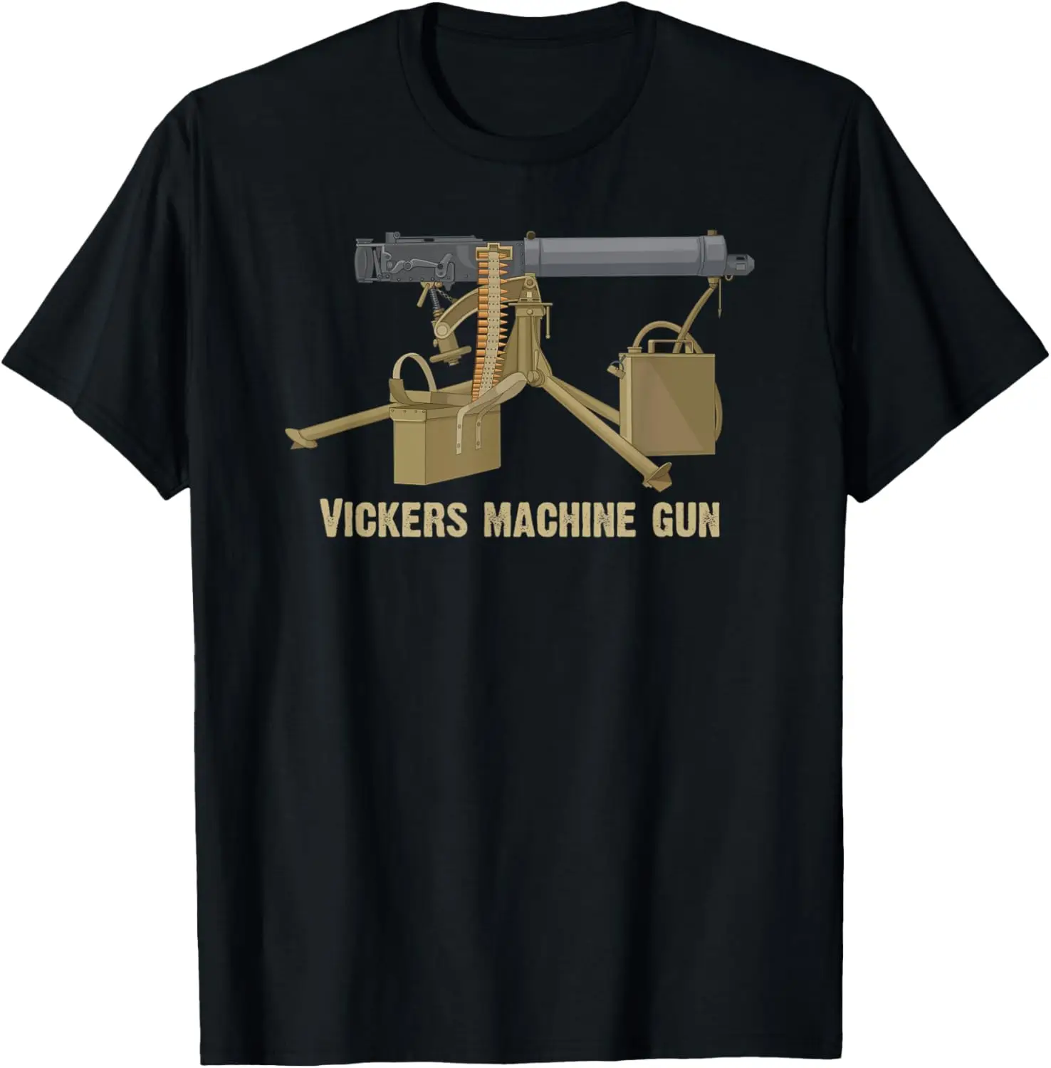 Vickers Machine Gun Diagram T-Shirt 100% Cotton O-Neck Short Sleeve Summer Casual Mens T-shirt Streetwear
Vickers Machine Gun Diagram T-Shirt 100% Cotton O-Neck Short Sleeve Summer Casual Mens T-shirt Streetwear