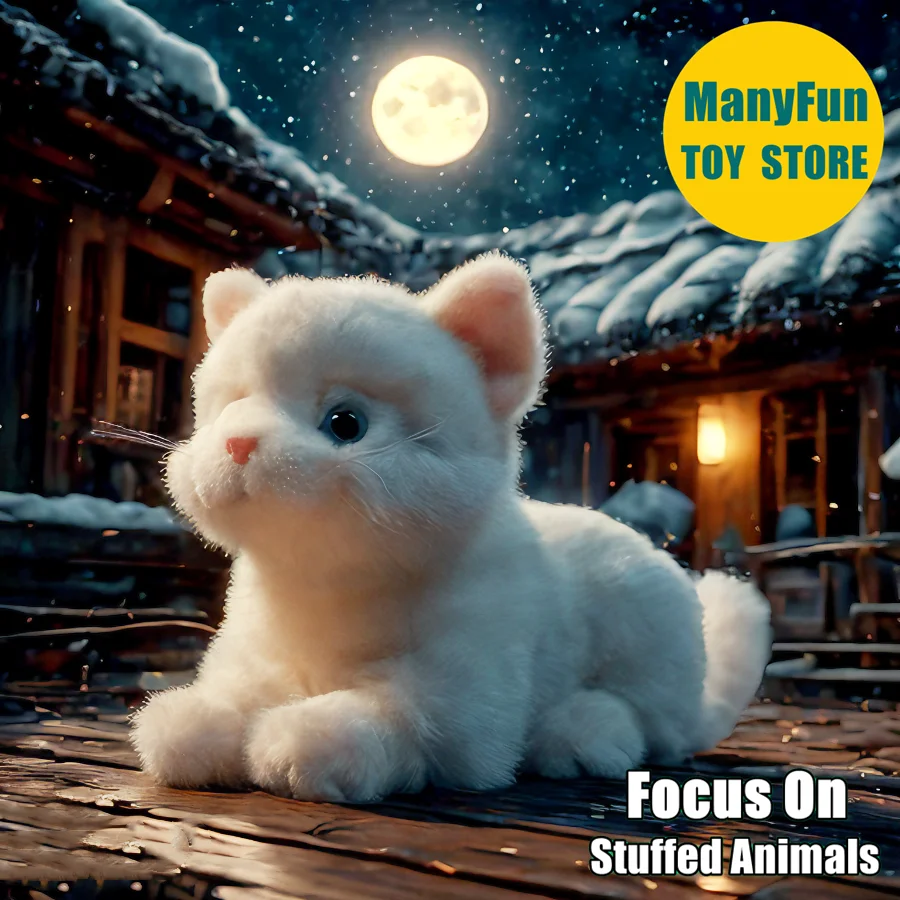 White Cat Plush Toy Realistic Persian Cat Plushie Lifelike Kitty Stuffed Animal White Cat Simulation Doll Kid Collectors
White Cat Plush Toy Realistic Persian Cat Plushie Lifelike Kitty Stuffed Animal White Cat Simulation Doll Kid Collectors