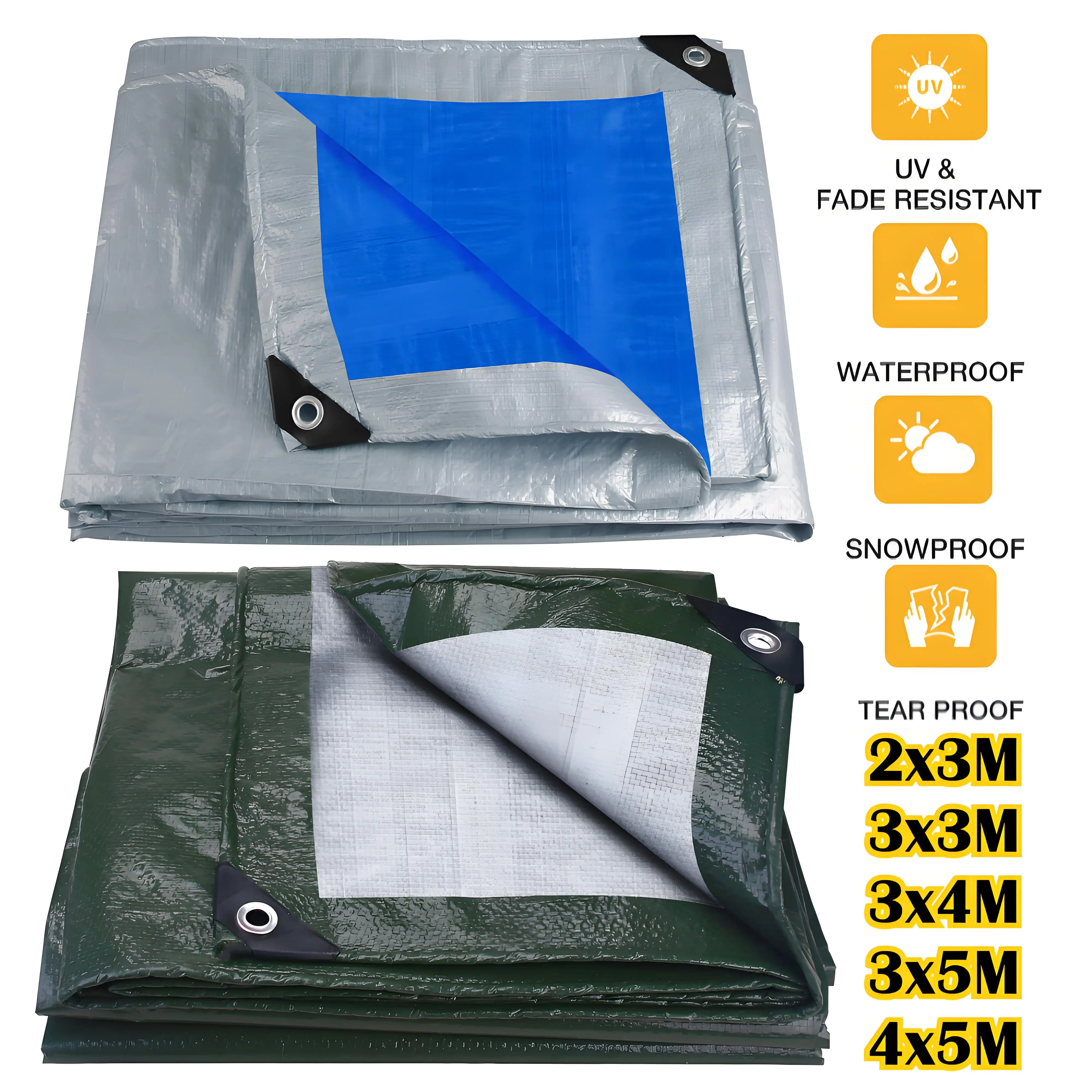 Водонепроницаемые брезенты, сверхмощные брезенты, устойчивые к разрыву и выцветанию, устойчивые к ультрафиолетовому излучению брезенты с втулками для кемпинга, патио, бассейна
Водонепроницаемые брезенты, сверхмощные брезенты, устойчивые к разрыву и выцветанию, устойчивые к ультрафиолетовому излучению брезенты с втулками для кемпинга, патио, бассейна