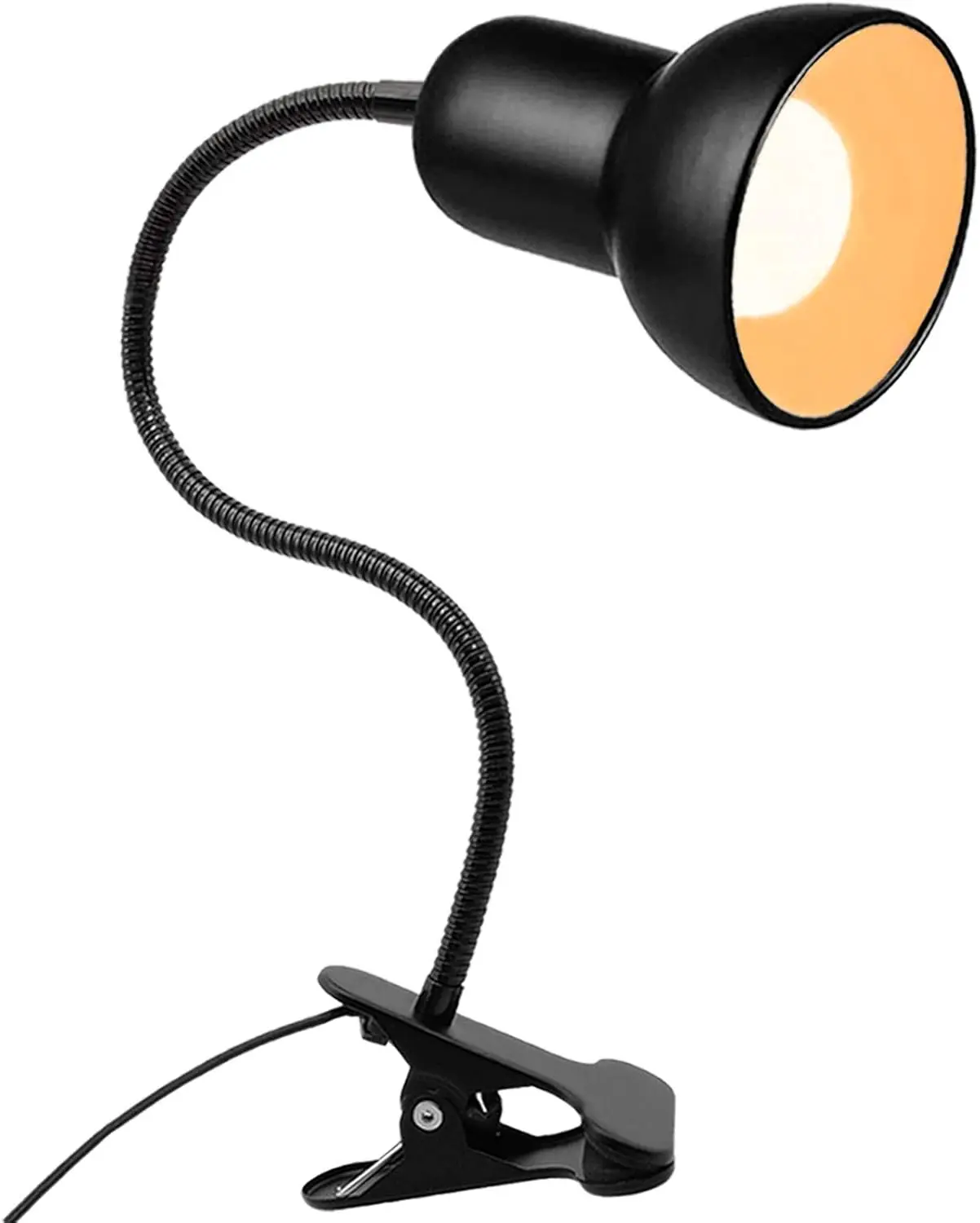 360° Rotation Desk Lamp, Clip On Gooseneck Reading Light with Cable, Portable Clamp Light for Bedroom Office Home
360° Rotation Desk Lamp, Clip On Gooseneck Reading Light with Cable, Portable Clamp Light for Bedroom Office Home