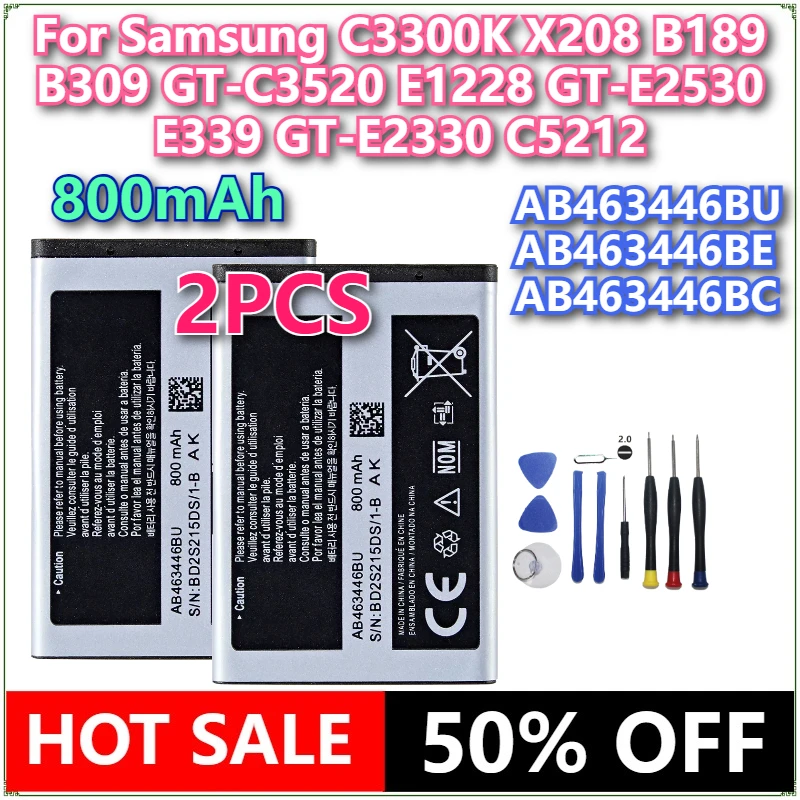 Brand New AB463446BU AB463446BE AB463446BC Battery For Samsung C3300K X208 B189 B309 GT-C3520 E1228 GT-E2530 E339 GT-E2330 C5212
Brand New AB463446BU AB463446BE AB463446BC Battery For Samsung C3300K X208 B189 B309 GT-C3520 E1228 GT-E2530 E339 GT-E2330 C5212
