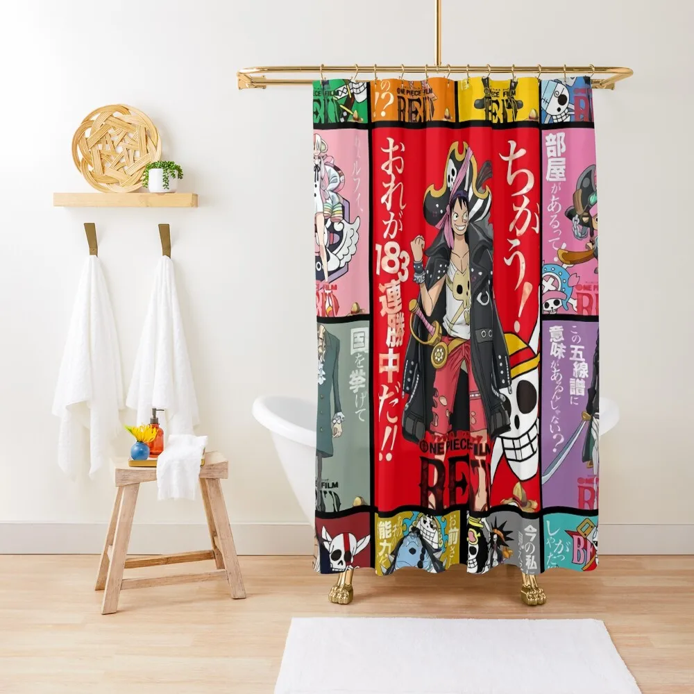 All Caharacter RED OP Shower Curtain For Shower Elegant Bathroom Waterproof Shower And Anti-Mold Bathroom Accessory Curtain
All Caharacter RED OP Shower Curtain For Shower Elegant Bathroom Waterproof Shower And Anti-Mold Bathroom Accessory Curtain