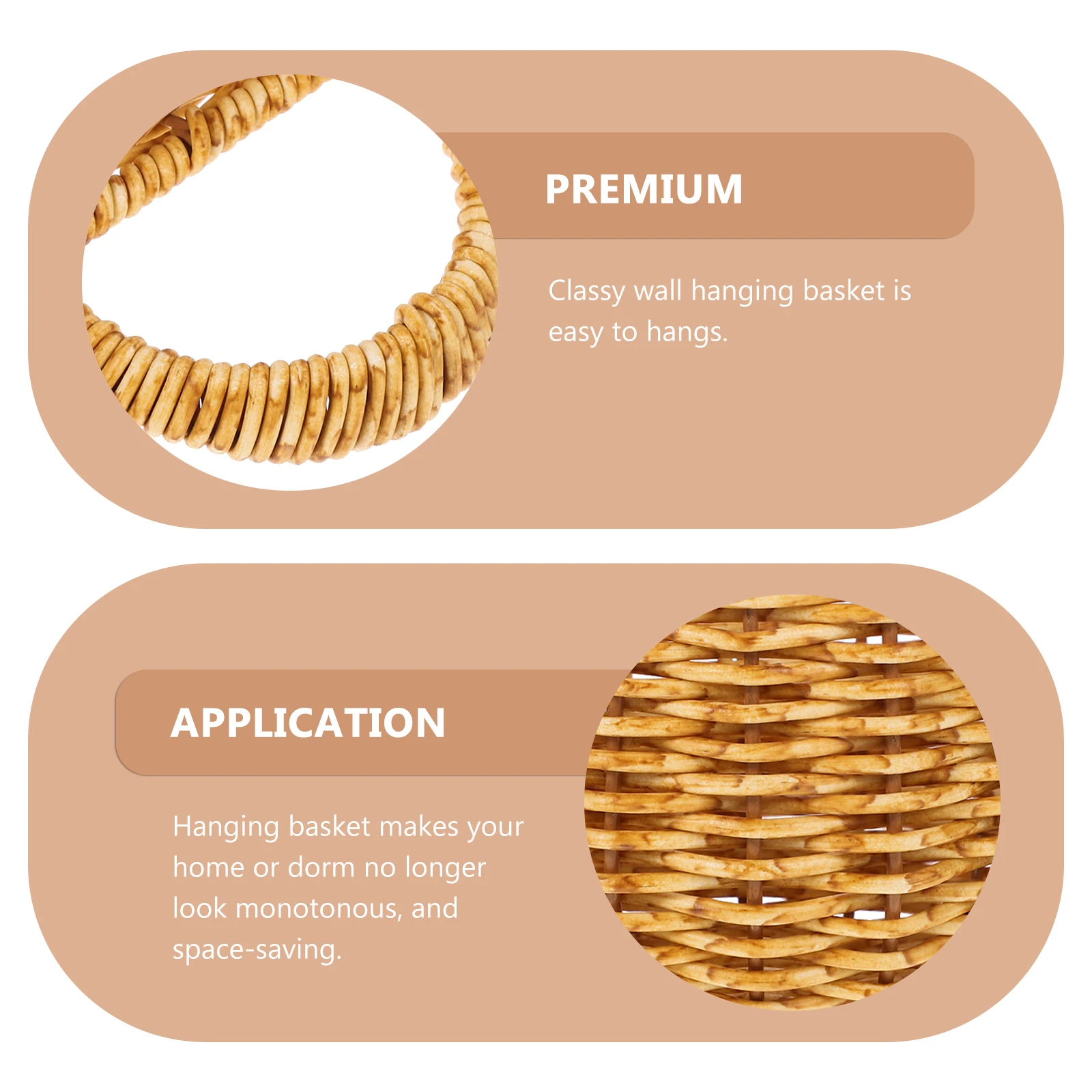 Decorative Woven Basket for Home Storage Kitchen Sundries Organizer Wall Hanging Imitation Rattan Basket Farmhouse Style Indoor
Decorative Woven Basket for Home Storage Kitchen Sundries Organizer Wall Hanging Imitation Rattan Basket Farmhouse Style Indoor