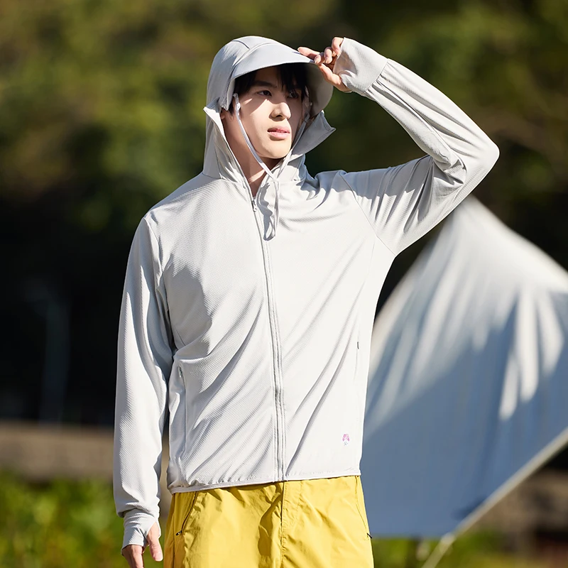 Summer Men Sun Protection Jacket UPF50+ Wide Brim Hood Night Reflective Zipper Hidden Pockets Windbreaker Outdoor Coat
Summer Men Sun Protection Jacket UPF50+ Wide Brim Hood Night Reflective Zipper Hidden Pockets Windbreaker Outdoor Coat