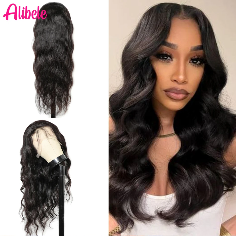 ALIBELE Lace Frontal Wig Human Hair Body Wave Transparent Lace Frontal Wig Pre Plucked Natural Black 12A Virgin Hair
ALIBELE Lace Frontal Wig Human Hair Body Wave Transparent Lace Frontal Wig Pre Plucked Natural Black 12A Virgin Hair
