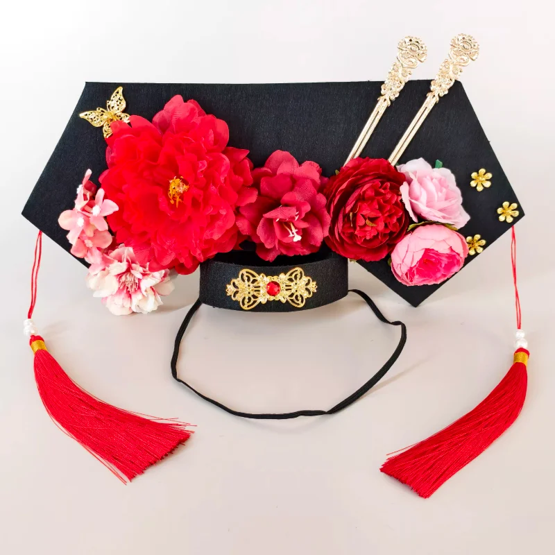 Chinese Qing Dynasty Headdress Female Imperial Concubine Queen Simulation Flower Red Hair Ornament
Chinese Qing Dynasty Headdress Female Imperial Concubine Queen Simulation Flower Red Hair Ornament