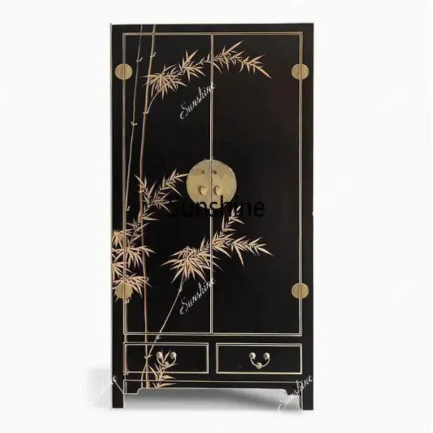 Bedroom solid wood furniture custom new Chinese wardrobe combination
Bedroom solid wood furniture custom new Chinese wardrobe combination