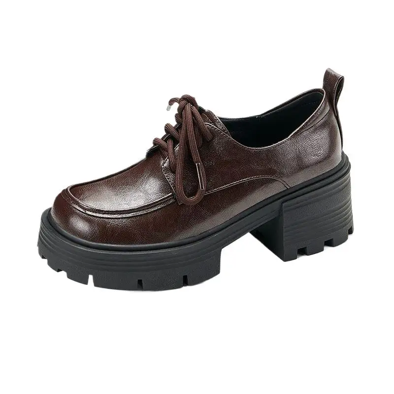 ASILETO British Female Pumps Round Toe Thick Heels 6.5cm Platform Lace Up 41 42 43 Daily Shoes
ASILETO British Female Pumps Round Toe Thick Heels 6.5cm Platform Lace Up 41 42 43 Daily Shoes