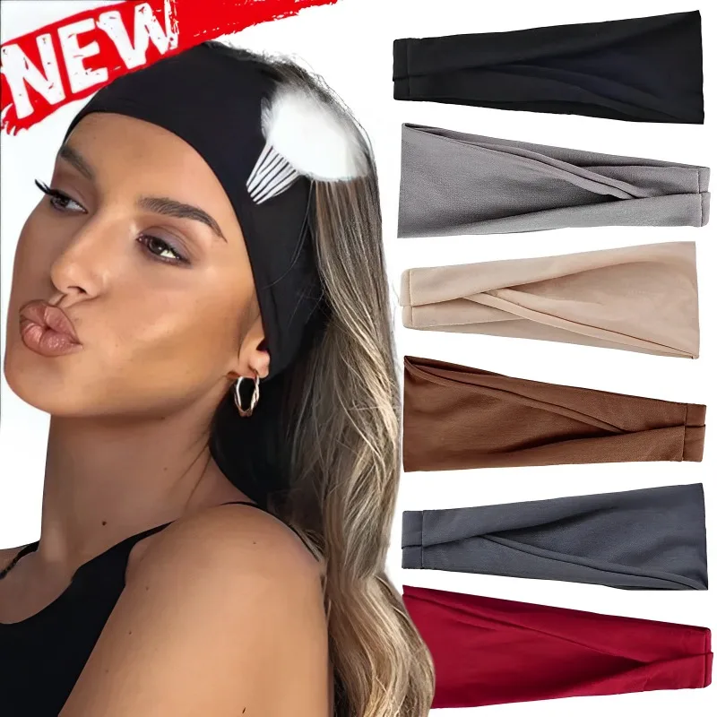 Women Solid Color Elastic Hair Bands Sweat Wicking Yoga Sport Headband Fashion Turban Makeup Hair Hoop Headwrap Hair Accessories
Women Solid Color Elastic Hair Bands Sweat Wicking Yoga Sport Headband Fashion Turban Makeup Hair Hoop Headwrap Hair Accessories