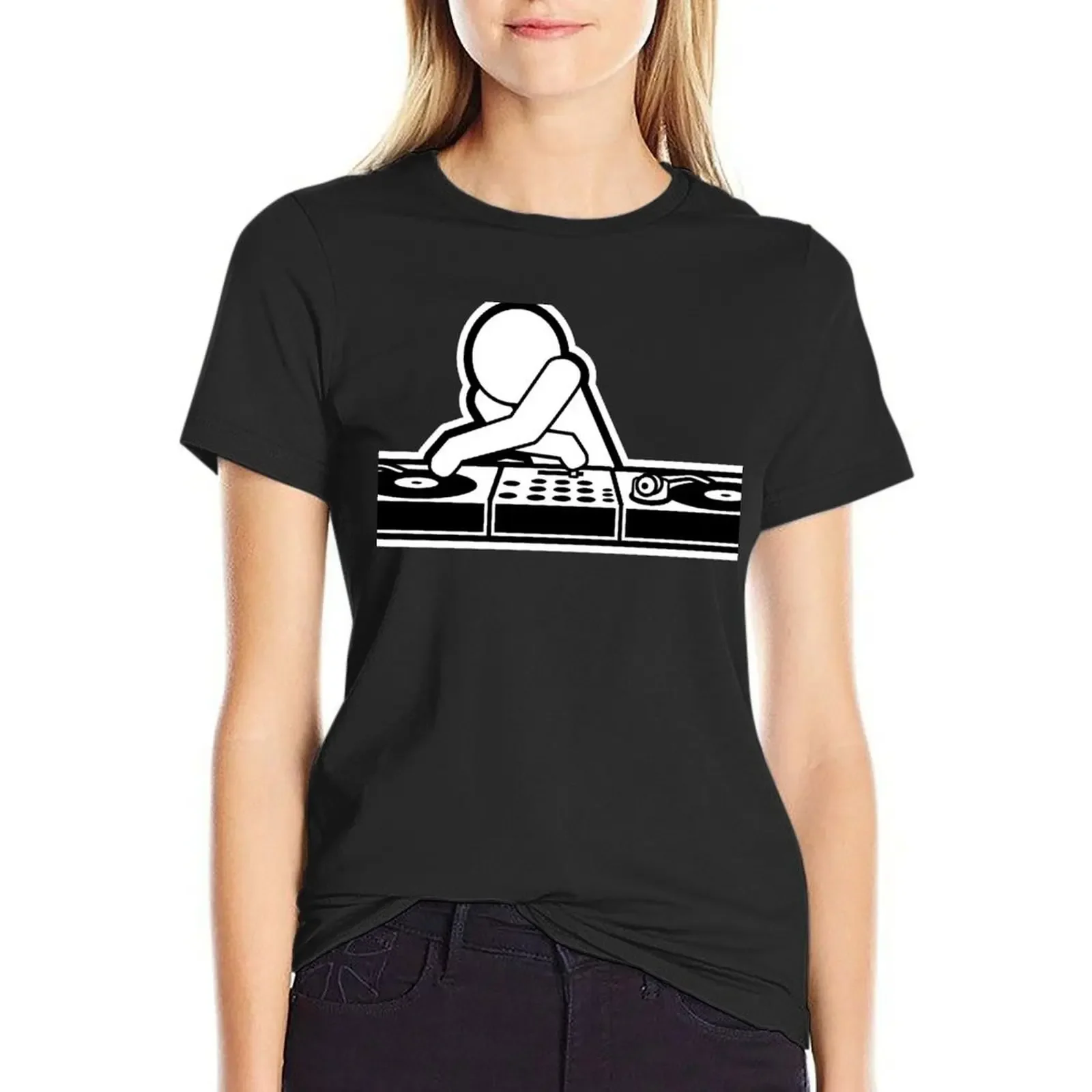 DJ Disco Music Party T-Shirt cute clothes funnys Blouse rock and roll t shirts for Women
DJ Disco Music Party T-Shirt cute clothes funnys Blouse rock and roll t shirts for Women