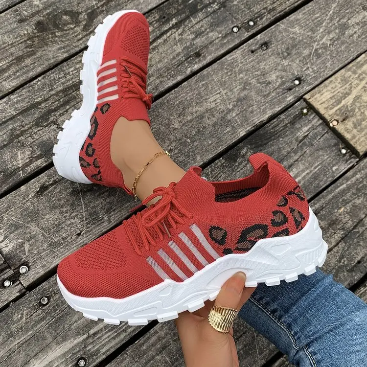 Women's Casual Flats Sports Shoes Mesh Breathable Leopard Print Trainers Ladies Shoes Female Sneakers for Women Basket Tenis
Women's Casual Flats Sports Shoes Mesh Breathable Leopard Print Trainers Ladies Shoes Female Sneakers for Women Basket Tenis