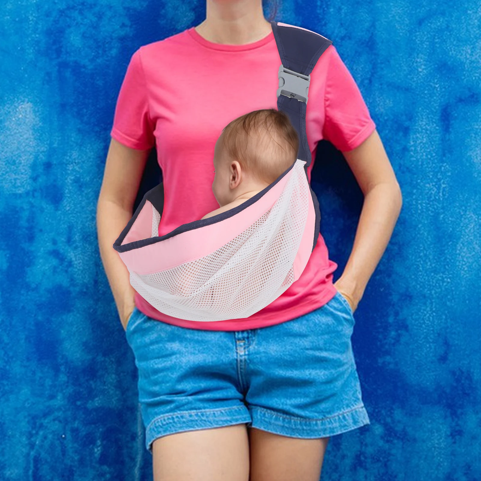 Baby Carrier Infant Sling Wrap Adjustable Holder for Newborn Toddler Polyester Half Wrapped Safe Lightweight Compact Size
Baby Carrier Infant Sling Wrap Adjustable Holder for Newborn Toddler Polyester Half Wrapped Safe Lightweight Compact Size