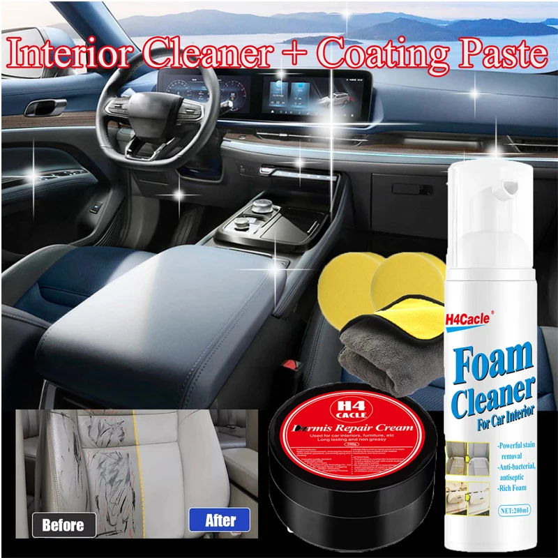 Car upholstery refurbisher upholstery multifunctional foam cleaner leather dashboard dust cleaner supplies
Car upholstery refurbisher upholstery multifunctional foam cleaner leather dashboard dust cleaner supplies
