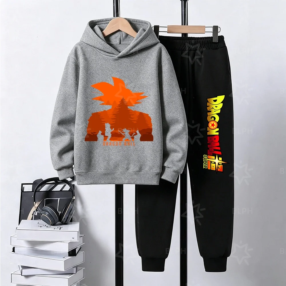 Dragon Ball Print Hoodie Suit Casual Loose Long Sleeve Hooded Sweatshirt + Pants 2 Pieces Set for Anime Fans Daily Wear
Dragon Ball Print Hoodie Suit Casual Loose Long Sleeve Hooded Sweatshirt + Pants 2 Pieces Set for Anime Fans Daily Wear