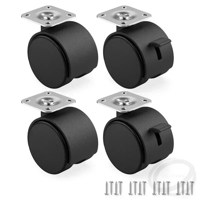 4pcs 40mm Heavy-Duty Furniture Castors with Braking Capable of 25kg Load Indoor Rotating Wheels Low Rolling Resistance
4pcs 40mm Heavy-Duty Furniture Castors with Braking Capable of 25kg Load Indoor Rotating Wheels Low Rolling Resistance