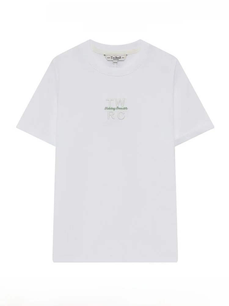 Летняя спортивная футболка для женщин, повседневная, облегающая, с вышивкой, удобная, из хлопка, Teenie Weenie
Летняя спортивная футболка для женщин, повседневная, облегающая, с вышивкой, удобная, из хлопка, Teenie Weenie