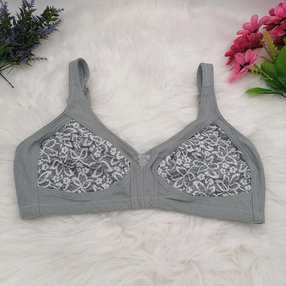Wireless Cotton Bras For Women Embroidery Lace Bra Non Padded Brassiere Plus Size Underwear Comfortable Lingerie 40-50 D E F C29
Wireless Cotton Bras For Women Embroidery Lace Bra Non Padded Brassiere Plus Size Underwear Comfortable Lingerie 40-50 D E F C29
