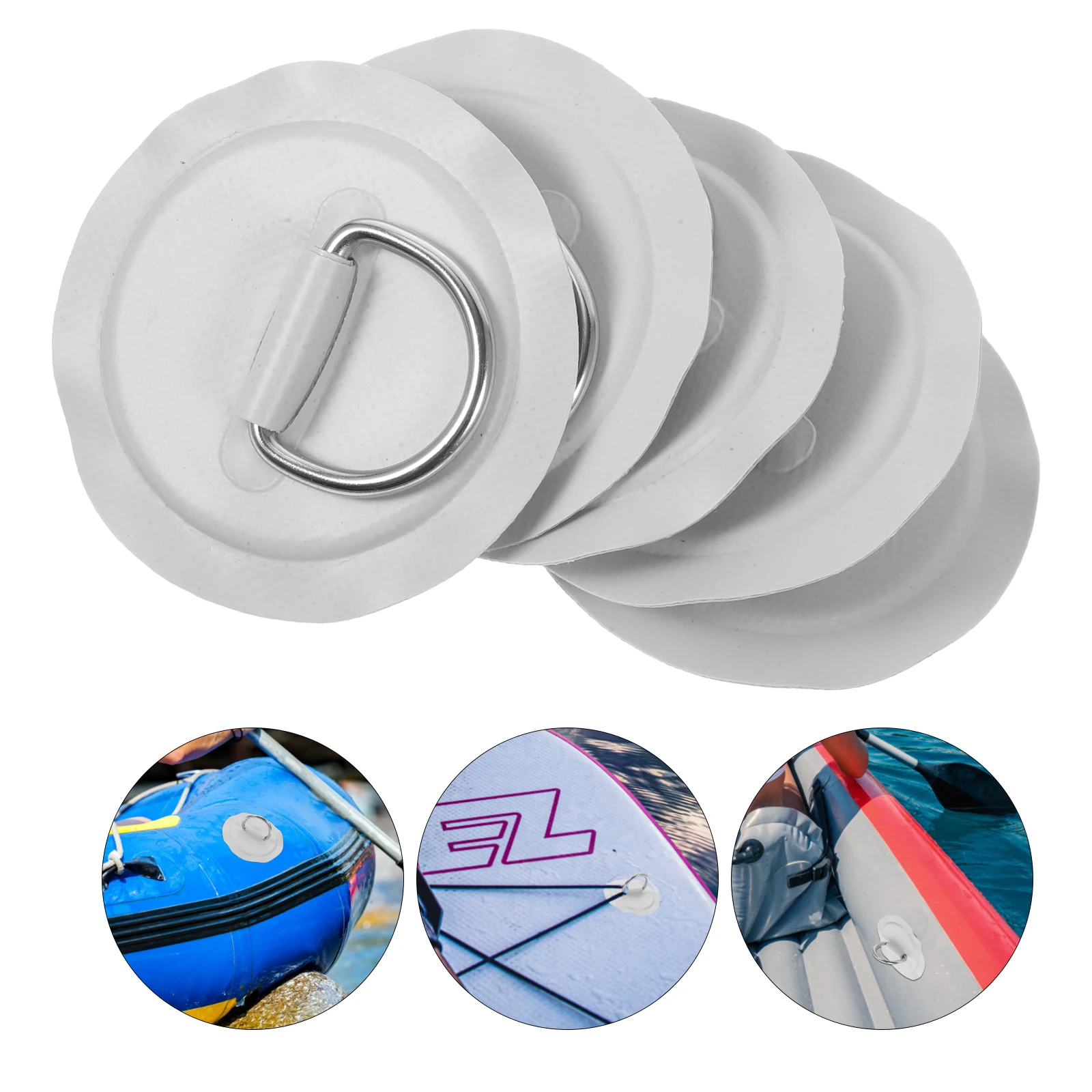 5pcs Stainless Steel D-ring Buckles for Inflatable Boats PVC Rafts Kayak Accessories Repair Kit D-ring Pads Black Color
5pcs Stainless Steel D-ring Buckles for Inflatable Boats PVC Rafts Kayak Accessories Repair Kit D-ring Pads Black Color