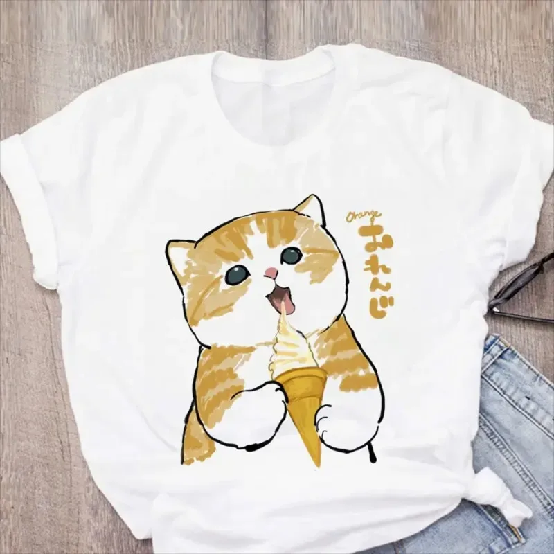 Cute Cat Funny Cartoon Women Cotton T-shirt Harajuku Graphic Ulzzang Fashion T-shirt 90s Print T-shirt Aesthetic Top Tee Female
Cute Cat Funny Cartoon Women Cotton T-shirt Harajuku Graphic Ulzzang Fashion T-shirt 90s Print T-shirt Aesthetic Top Tee Female