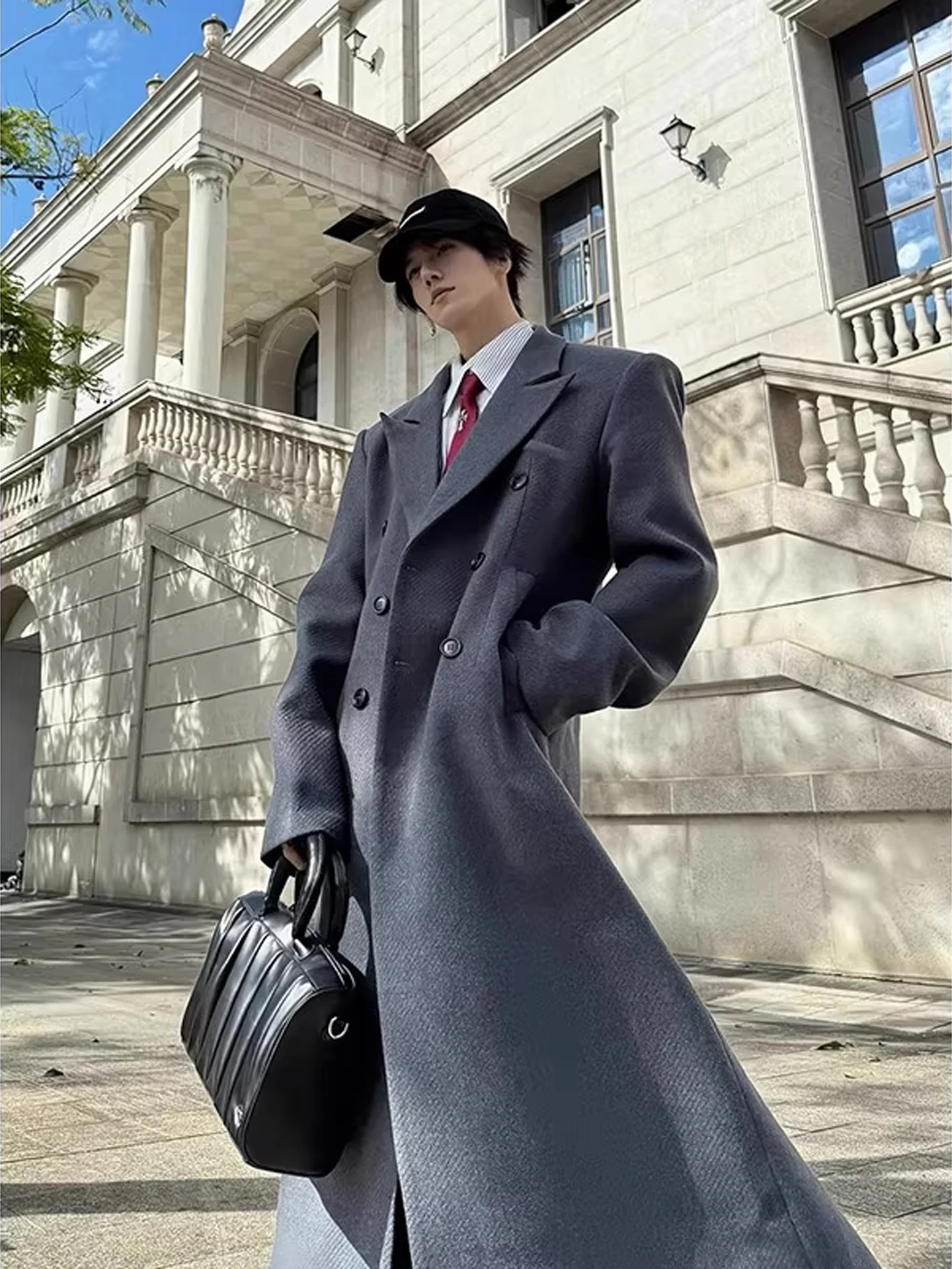 Klosterman oulder Padded Woolen Coat Mid-Length Double-Breasted Briti Sle Fce Lined Outerwear for Teenagers
Klosterman oulder Padded Woolen Coat Mid-Length Double-Breasted Briti Sle Fce Lined Outerwear for Teenagers