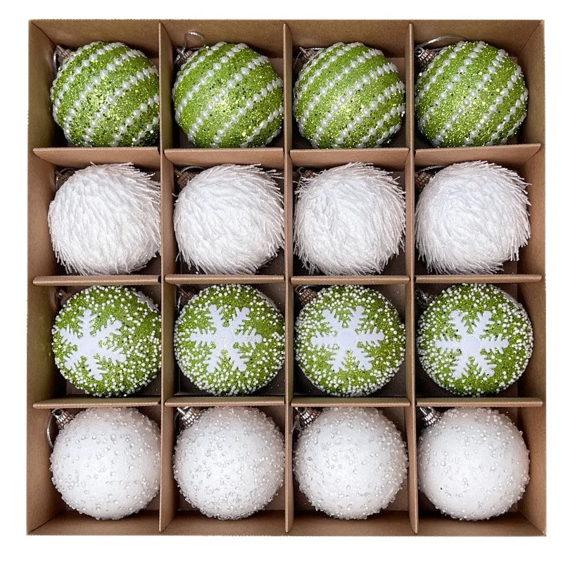 16pcs/box 6CM Christmas Ball Ornaments Champagne Gold Red Glitter Foam Ball Crafts for Xmas Tree Hanging Pendant Gift Navidad
16pcs/box 6CM Christmas Ball Ornaments Champagne Gold Red Glitter Foam Ball Crafts for Xmas Tree Hanging Pendant Gift Navidad