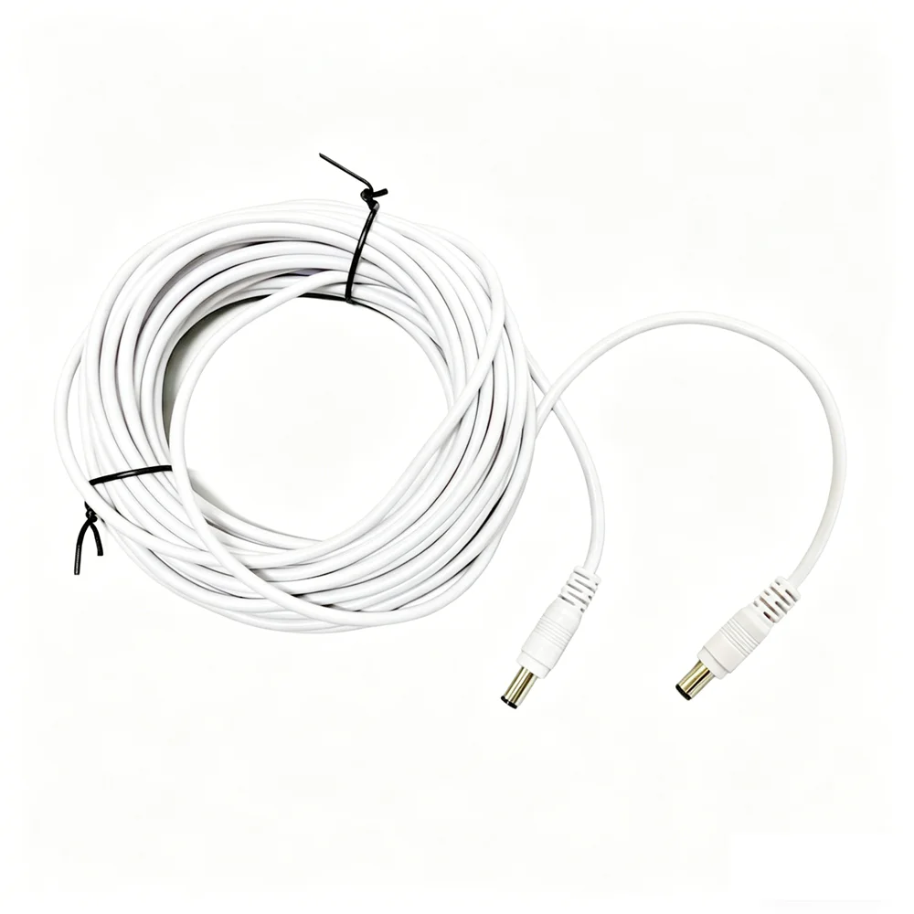 Male to Male DC Extension Cable 2.1x5.5mm 12V Power Extension Cord 1M 2M 3M 5M 10M For CCTV Camera
Male to Male DC Extension Cable 2.1x5.5mm 12V Power Extension Cord 1M 2M 3M 5M 10M For CCTV Camera