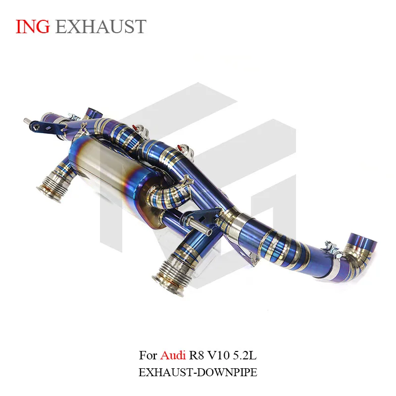 ING New Style Titanium Alloy Valve Muffler Catback for Audi R8 v10 5.2L Auto Modify Dual Car Pipe Exhaust System Performance
ING New Style Titanium Alloy Valve Muffler Catback for Audi R8 v10 5.2L Auto Modify Dual Car Pipe Exhaust System Performance